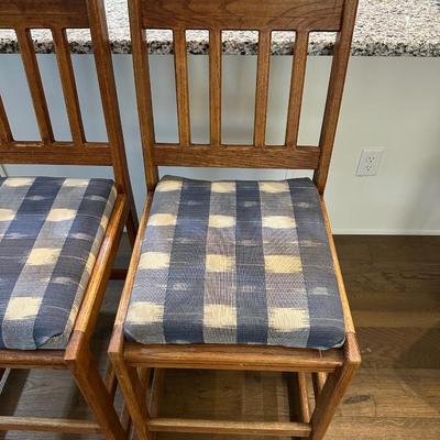 TWO SOUTHWEST BAR CHAIRS