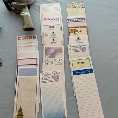 MISC BLANK GREETING CARDS AND OFFICE SUPPLIES