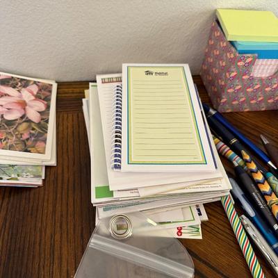 MISC BLANK GREETING CARDS AND OFFICE SUPPLIES