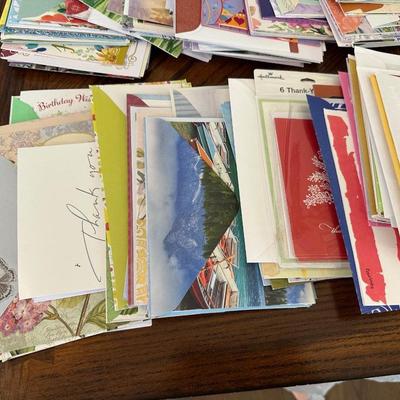 MISC BLANK GREETING CARDS AND OFFICE SUPPLIES