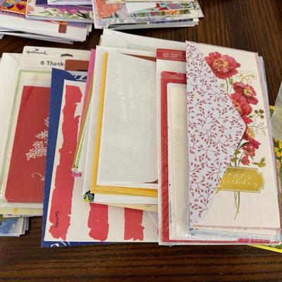MISC BLANK GREETING CARDS AND OFFICE SUPPLIES