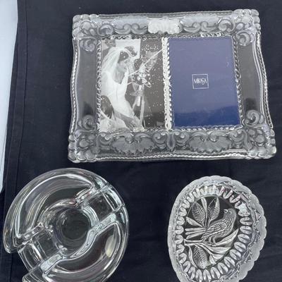 Crystal Frame, Dish, Candle holder