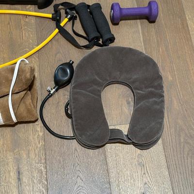 EXERCISE ITEMS AND HEATING PAD