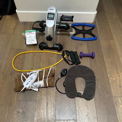 EXERCISE ITEMS AND HEATING PAD