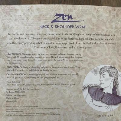 LIGHT RELIEF AND ZEN NECK AND SHOULDER WRAP