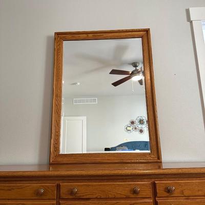 THOMASVILLE 9 DRAWER DRESSER WITH MIRROR