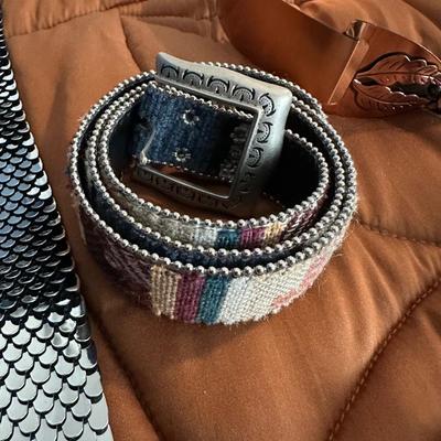 VARIETY OF LADIES BELTS AND BUCKLES
