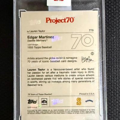 Sale Photo Thumbnail #434: Card held inside a sealed, clear hardcase.  Great condition.