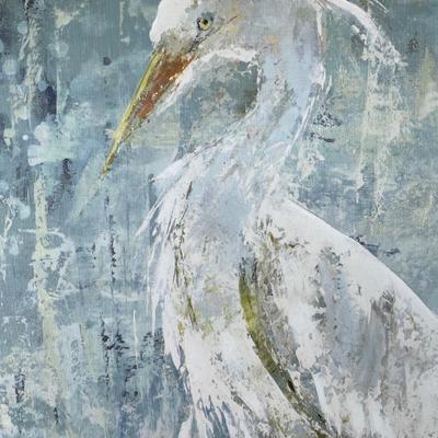 Large Heron Canvas Wall Art