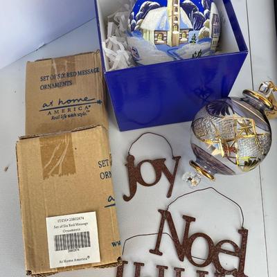 Christmas Ornament Lot