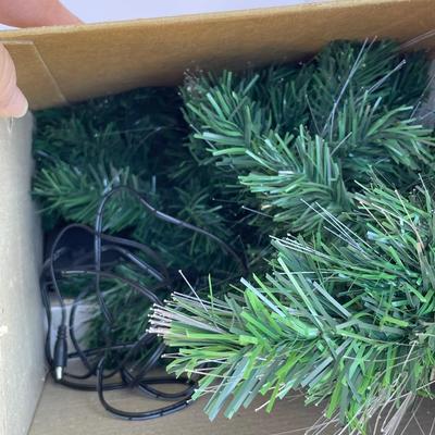 Revolving Fiber Optic Christmas Tree