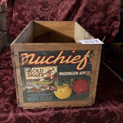 Vintage Wooden Crate