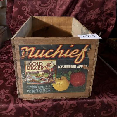 Vintage Wooden Crate