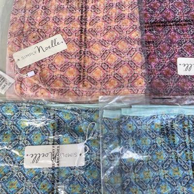 6 Piece Simply Noelle Infinity Scarves New
