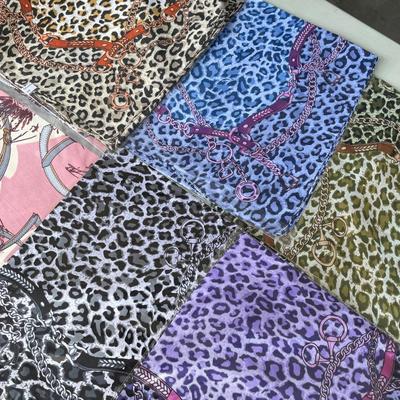 6 Pieces Silk Blend Large Square Scarves