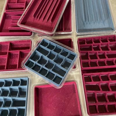 10 Pieces Acrylic Jewelry Organizer Trays
