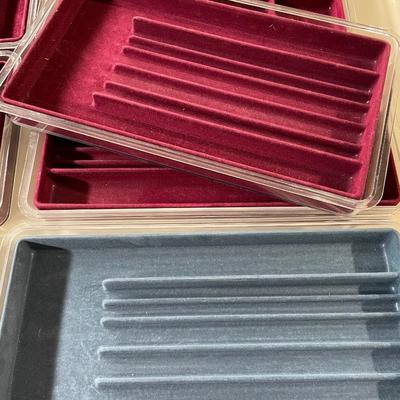 10 Pieces Acrylic Jewelry Organizer Trays