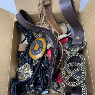 Box of Belts Chico’s and more