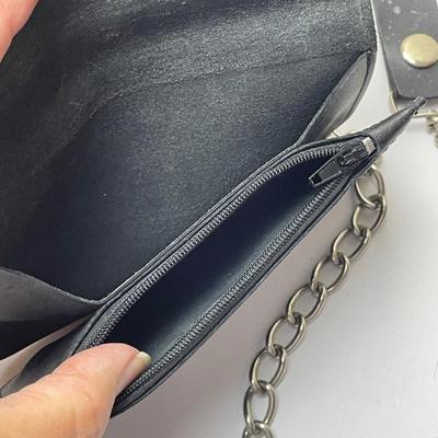 Leather Chain Wallet Born to Ride