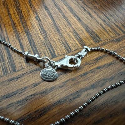 STERLING SILVER NECKLACE AND EARRINGS 11.22g