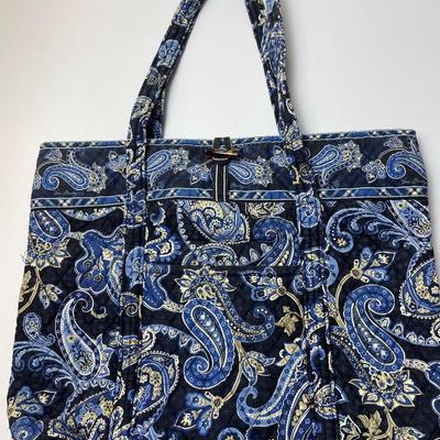 2 Navy Vera Bradley Quilted Bags