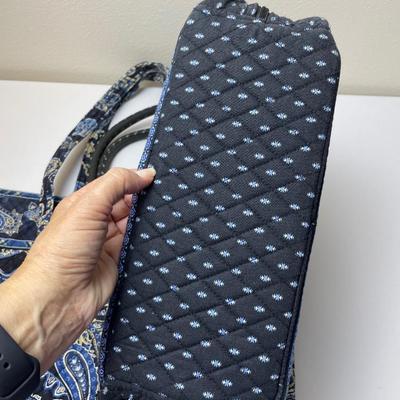 2 Navy Vera Bradley Quilted Bags