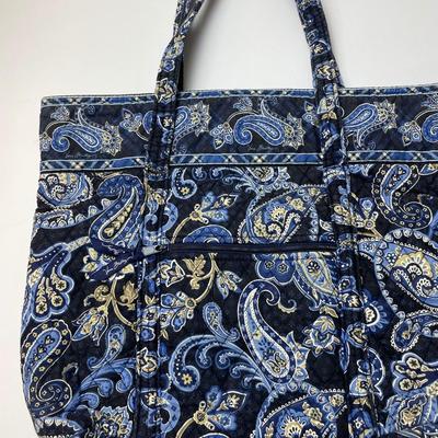 2 Navy Vera Bradley Quilted Bags