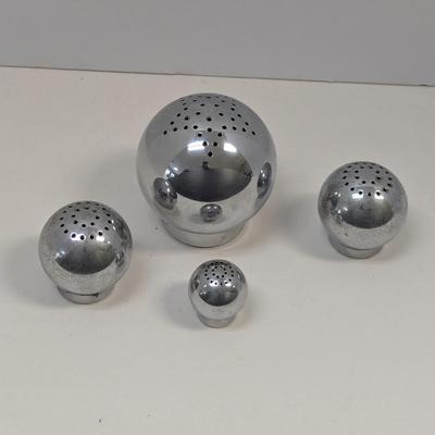 Art Deco Chase Salt & Pepper Shakers