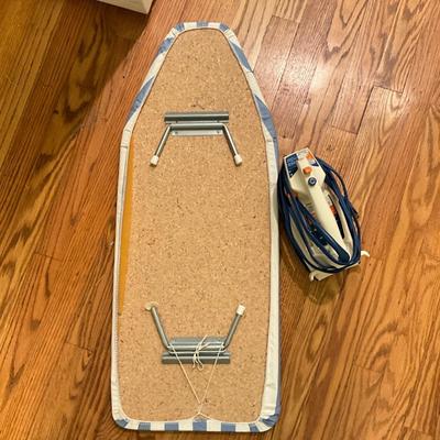 K905 Large Lot of Cleaning Brooms and Ironing Board