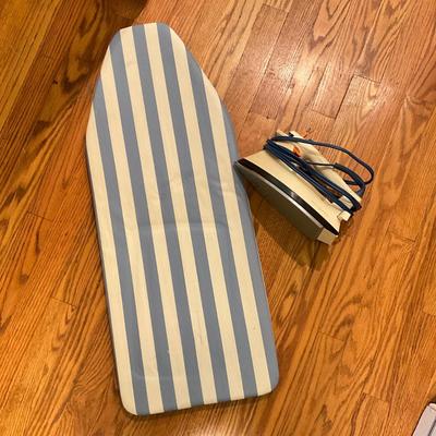 K905 Large Lot of Cleaning Brooms and Ironing Board