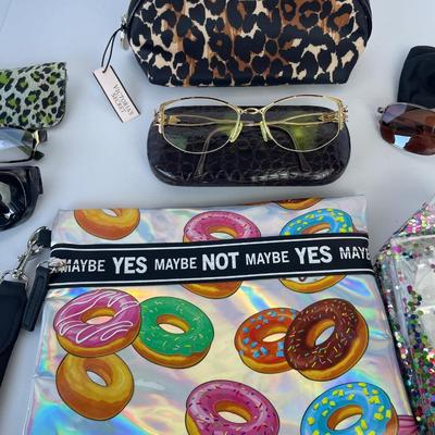 New Sunglasses, readers, Makeup Bags