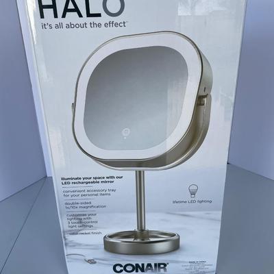 New in Box Conair Halo Mirror with LED light