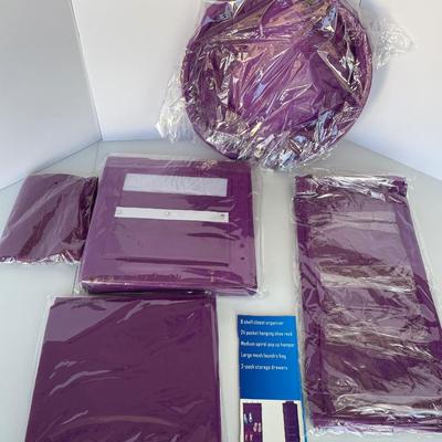 Lot B Purple Closet Organizers