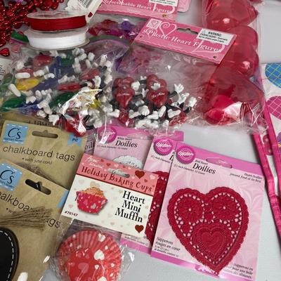Large Valentines Lot of Supplies Lot A