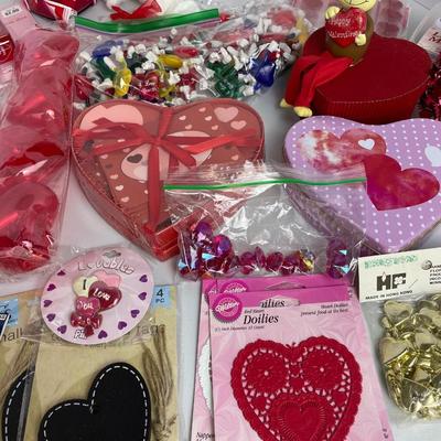 Lot B Huge Valentines Lot of Supplies