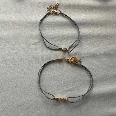 BEADED NECKLACES AND 2 STRING BRACELETS