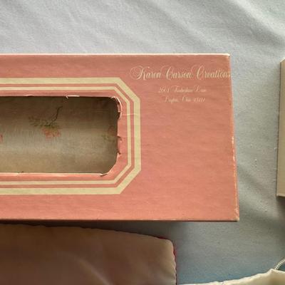 JEWELRY BOXES AND BAGS, ONE IS A MUSIC BOX