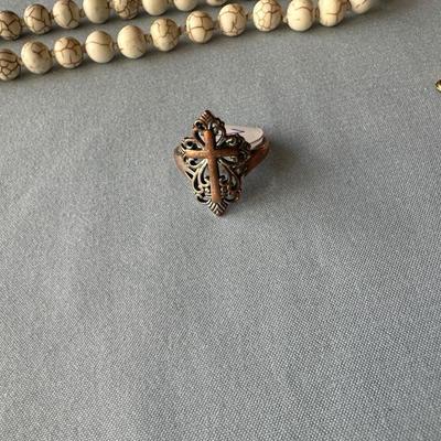RELIGIOUS NECKLACES AND CROSS RING