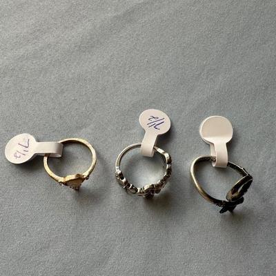 RINGS, SIZE 7 1/2