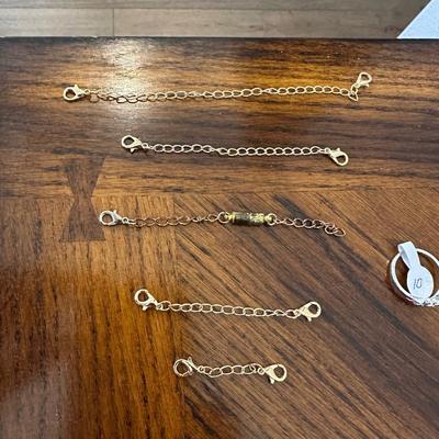 JEWELRY EXTENDERS AND SIZE 10