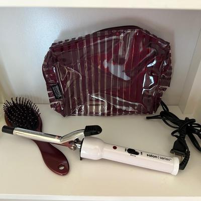 SKIN CARE ITEMS AND CURLING IRON
