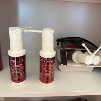 SKIN CARE ITEMS AND CURLING IRON