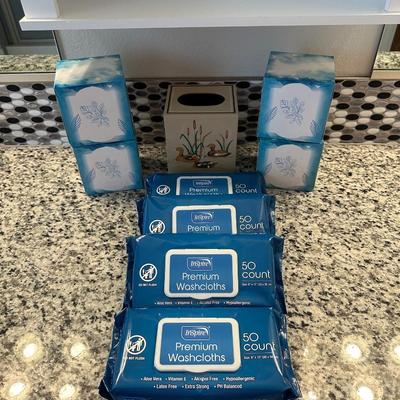 MORE MOIST TOWELLETS AND FACIAL TISSUE
