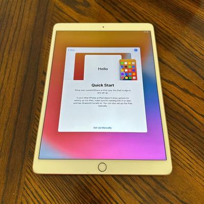 APPLE iPAD WITH CHARGER AND CASE