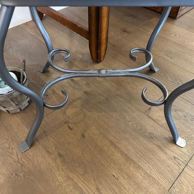 VANITY STOOL AND CANDLES