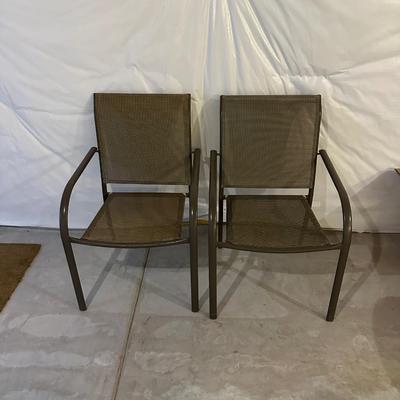 2 PATIO CHAIRS