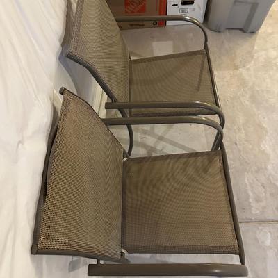 2 PATIO CHAIRS