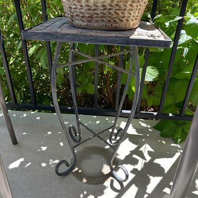 2 MORE PATIO CHAIRS AND PLANT STAND