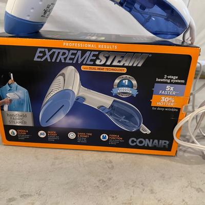 KENMORE CANISTER VACUUM AND CONAIR CLOTHES STEAMER