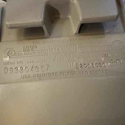 KENMORE CANISTER VACUUM AND CONAIR CLOTHES STEAMER